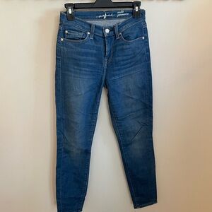 7 for All Mankind Blue Denim Jeans